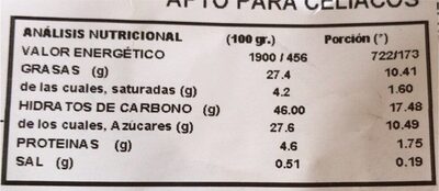 Magdalena Cacao S/gluten S/lactosa Laly