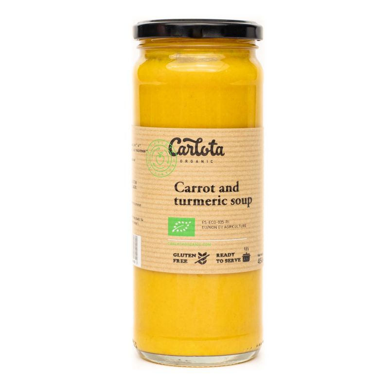 Crema De Zanahoria Y Cúrcuma