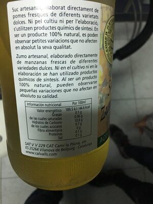 Zumo de Manzana Eco