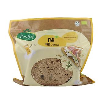 Pan de Mijo y Semillas SinGluten Bio Vegan 370g Zealia