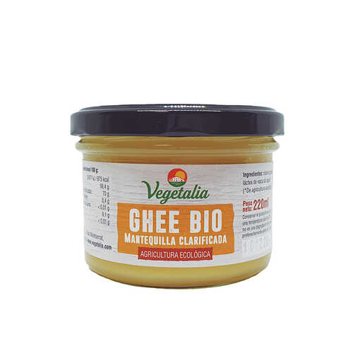 ghee bio mantequilla clarificada 220 ml