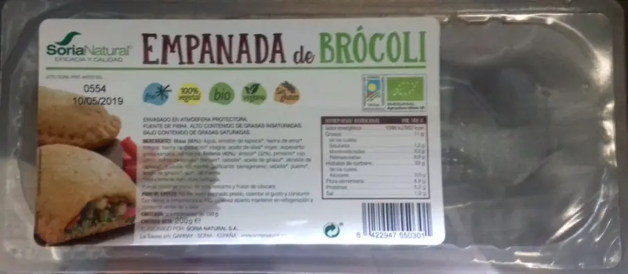 Empanada de brócoli Sin Gluten