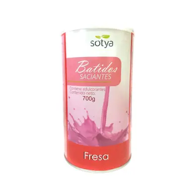 Batido saciante polvo sabor Fresa 700 gr
