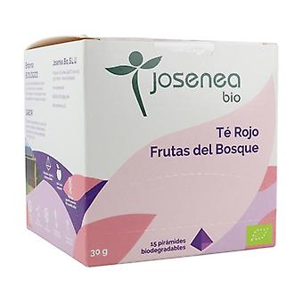 Té Rojo frutas del bosque Bio - 10 Pirámides - Josenea