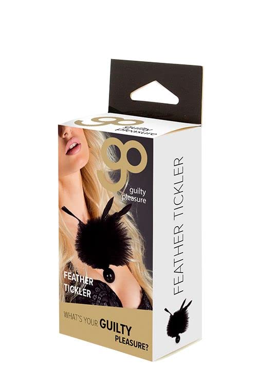 PLUMERO GP FEATHER TICKLER NEGRO 13 CM