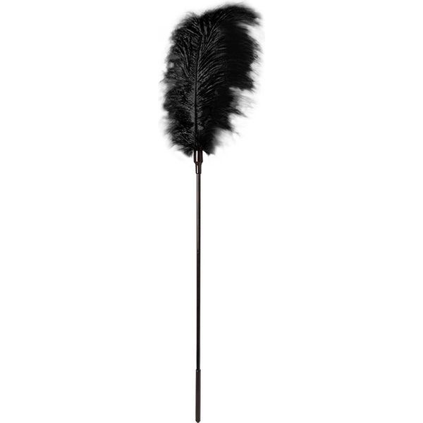 PLUMERO GP LARGE FEATHER TICKLER NEGRO