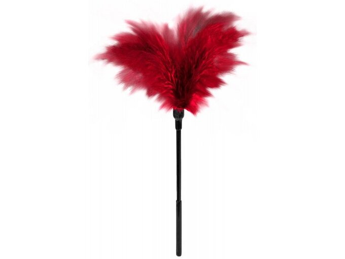 PLUMERO GP SMALL FEATHER TICKLER ROJO