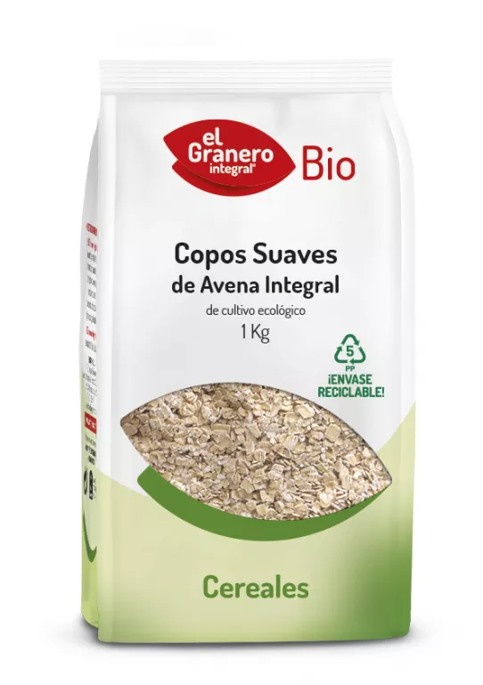 COPOS finos DE AVENA INTEGRAL BIO 1Kg