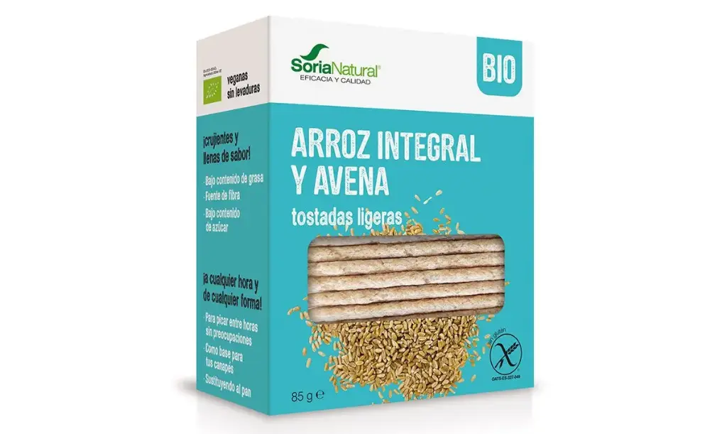 TOSTADAS LIGERAS DE ARROZ INTEGRAL Y AVENA