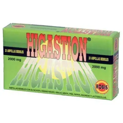 HIGASTION 20 AMPOLLAS DE 200ML