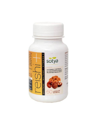 SOTYA REISHI 560MG CAPS. VEG. 60U