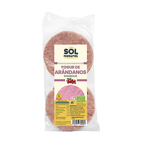 Tortitas de Arroz con Yogur de Arandanos SinGluten Bio 100g Solnatural