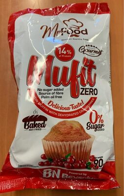 Mufit Zero Muffins altas en Proteína Cereza