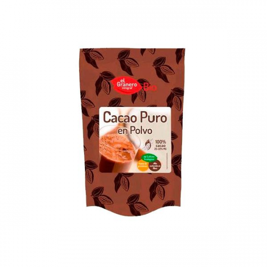CACAO EN POLVO 20-22% MATERIA GRASA BIO 250g