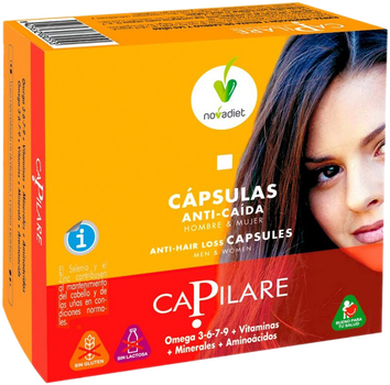 Capilare anticaída capilar • Novadiet • 60 cápsulas