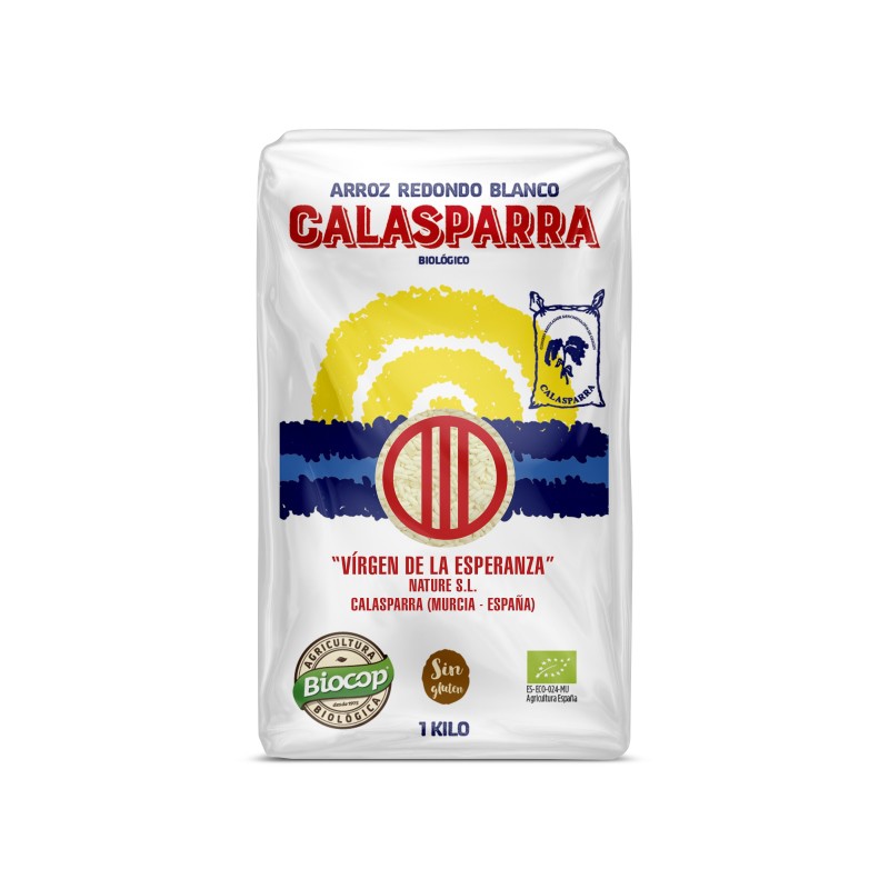 Arroz Calasparra redondo blanco