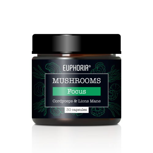 Mezcla de Enfoque de Hongos Euphoria - 30 Caps.