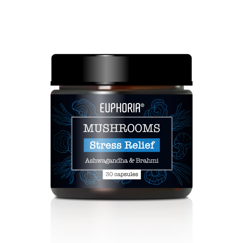 Mezcla para el Estrés - Hongos Ashwagandha y Brahmi - 30 Caps.