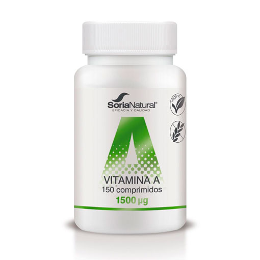 Vitamina A - Soria Natural - 150 Comps. x 1400 μg