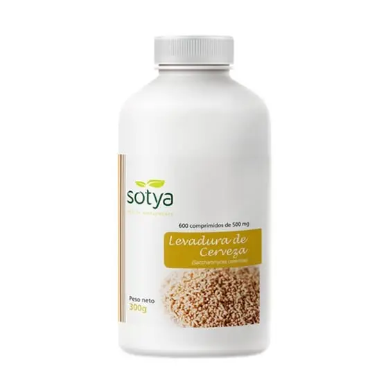 Levadura de Cerveza - 600 Comp. x 500 mg
