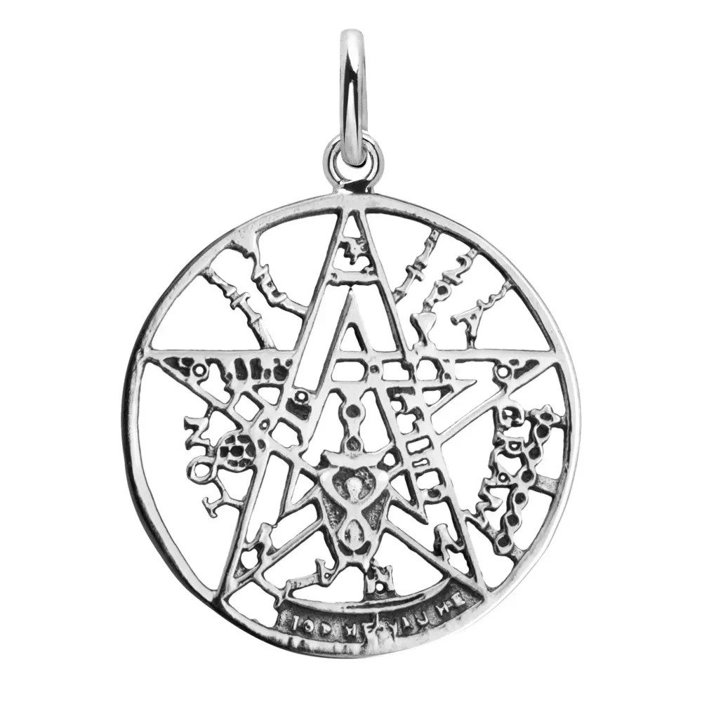 Colgante de plata tetragramaton 27 mm