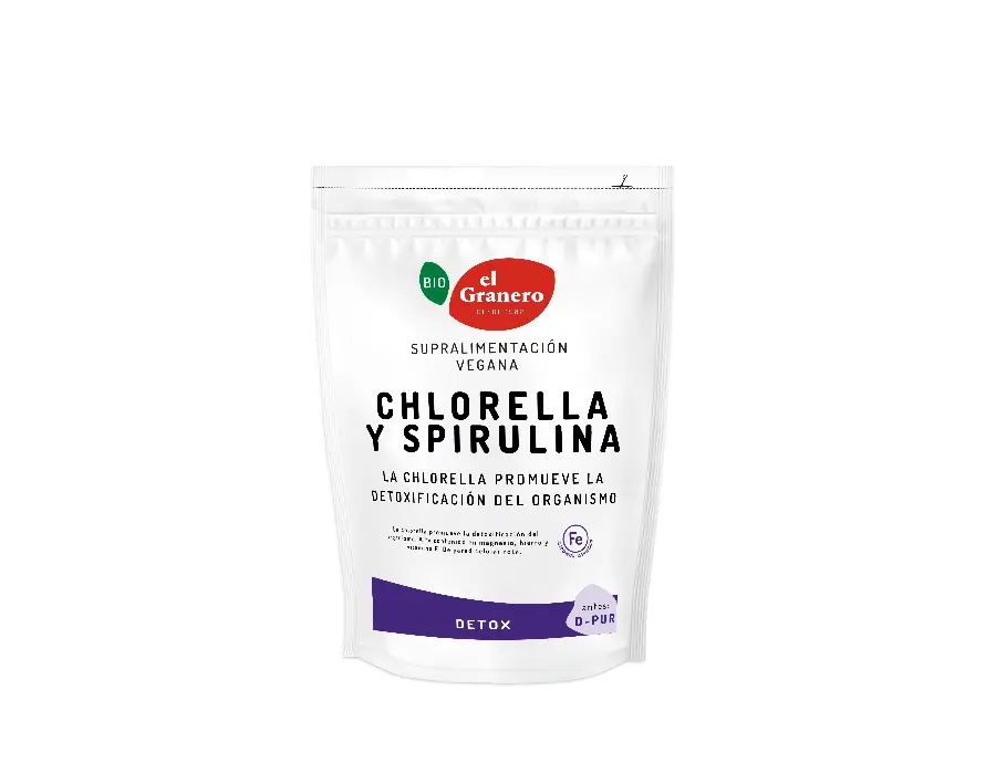 D-PUR (CHLORELLA Y SPIRULINA) BIO, 200 g
