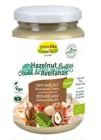 CREMA AVELLANAS BIO 350GR
