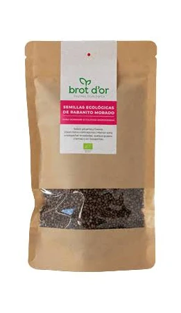 Semillas de Rabanito Morado Para Germinar 200gr Bio