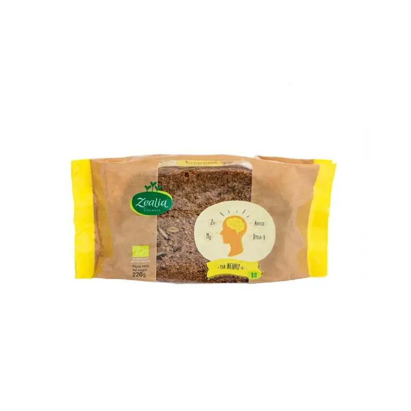 Pan Proteico Neuro+ Eco SinGluten Vegan 220g Zealia