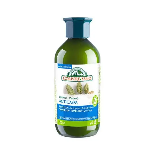 CHAMPU ANTICASPA CORPORE SANO (300 ML)+300ml 