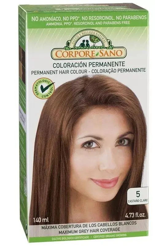TINTE PERMANENTE Nº 5 CASTAÑO CLARO 140 ML