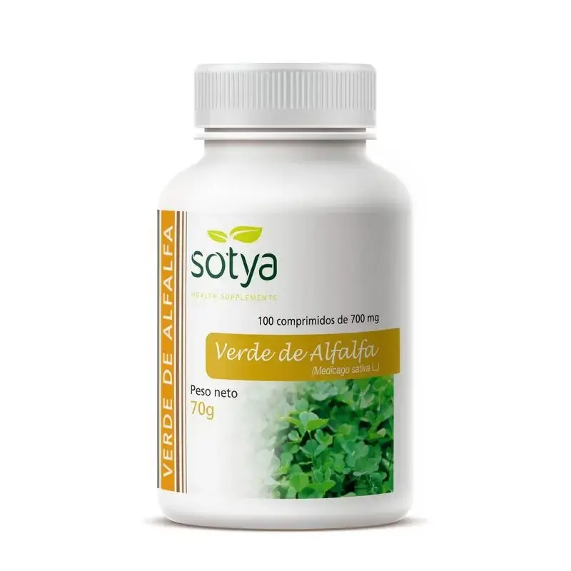 Extracto de Alfalfa - 100 Comps. x 700 mg