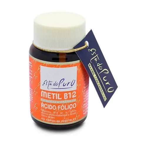 Metil B12 + Ácido Fólico - 60 Caps. x 450 mg