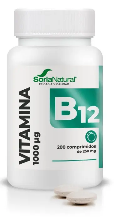 Vitamina B12 200 comprimidos Soria Natural