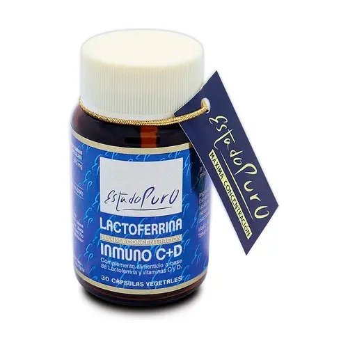 Lactoferrina Inmuno C+D - Estado Puro - 30 Caps. x 521 mg