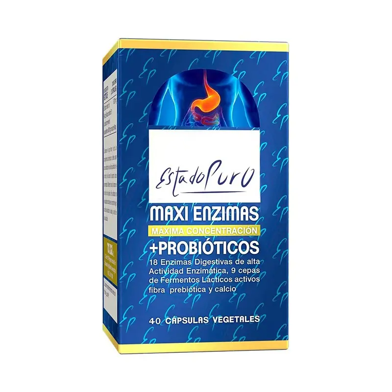 Maxi Enzimas + Probióticos - 40 Caps.