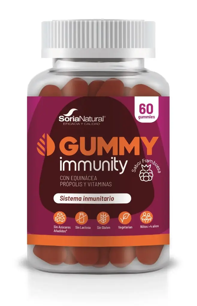 Gominolas - Gummy Inmunity - Soria Natural - 60 Gominolas x 3g