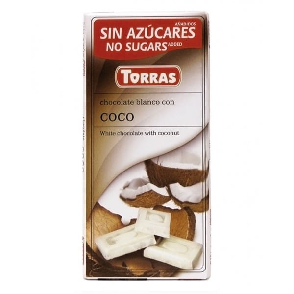Chocolat Blanc Avec Coco Et édulcorant