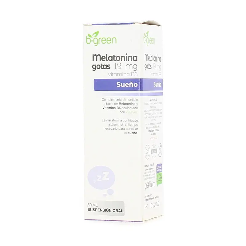 B.Green Melatonina + Vitamina B6 - Gotas 50 mL