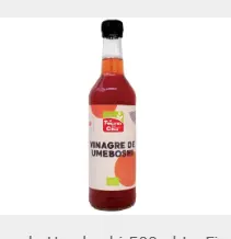 Vinagre Umeboshi 500 ml
