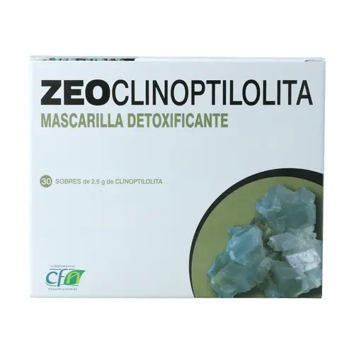 Zeoclinoptilolita mascarilla detoxificante