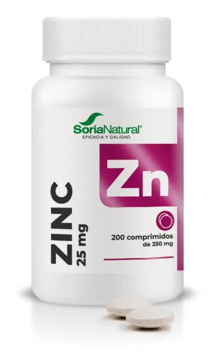 Zinc 200 comprimidos liberación sostenida Soria