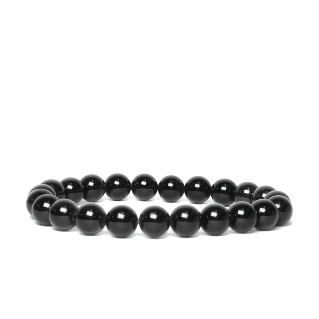 Pulsera Turmalina negra piedra pequeña