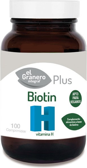 El Granero Integral Biotin - Biotina Vitamina H 310 Mg 100 Comp