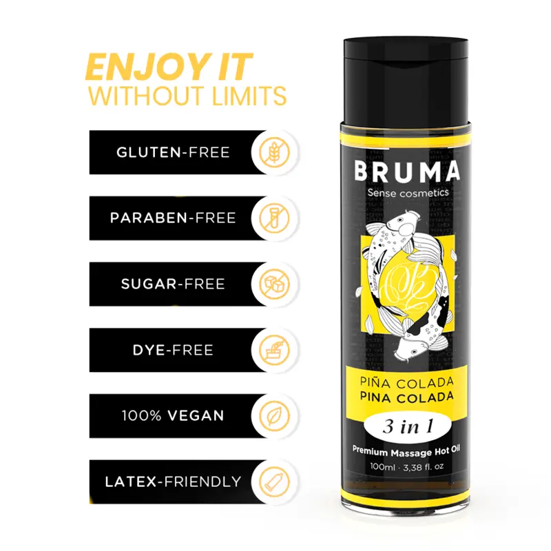 Aceite de masaje Premium efecto calor