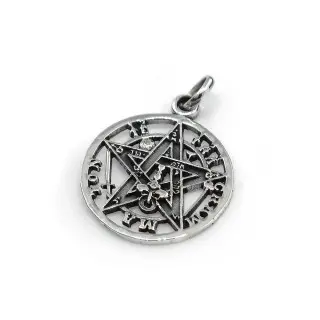 Colgante de plata tetragramaton 18 mm