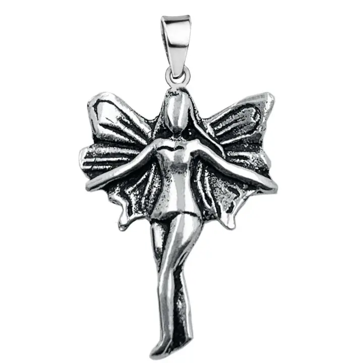 Colgante de plata ninfa, 16 mm