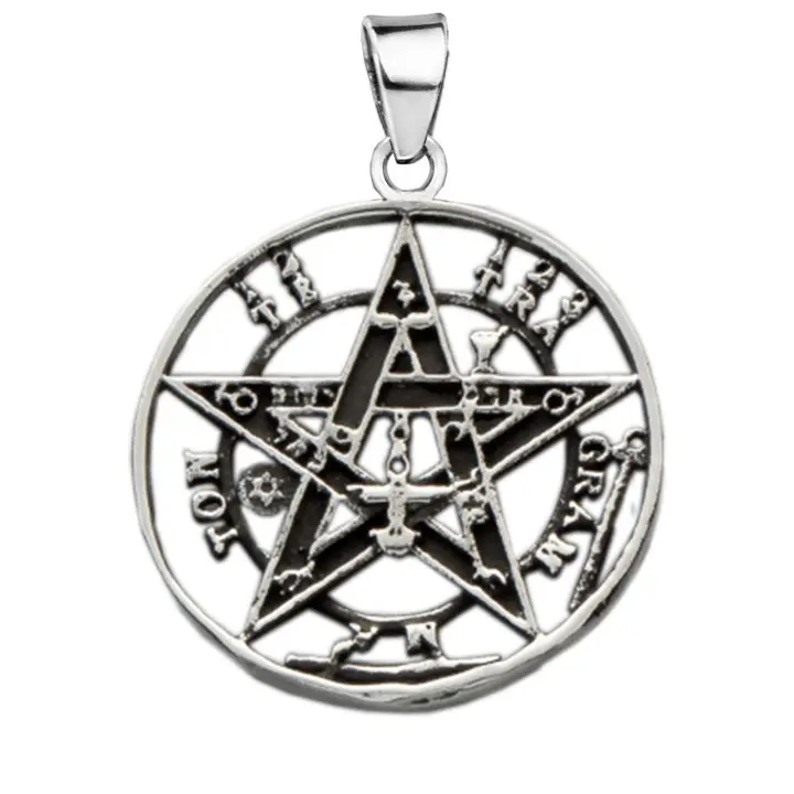 Colgante plata tetragramaton, 23 mm