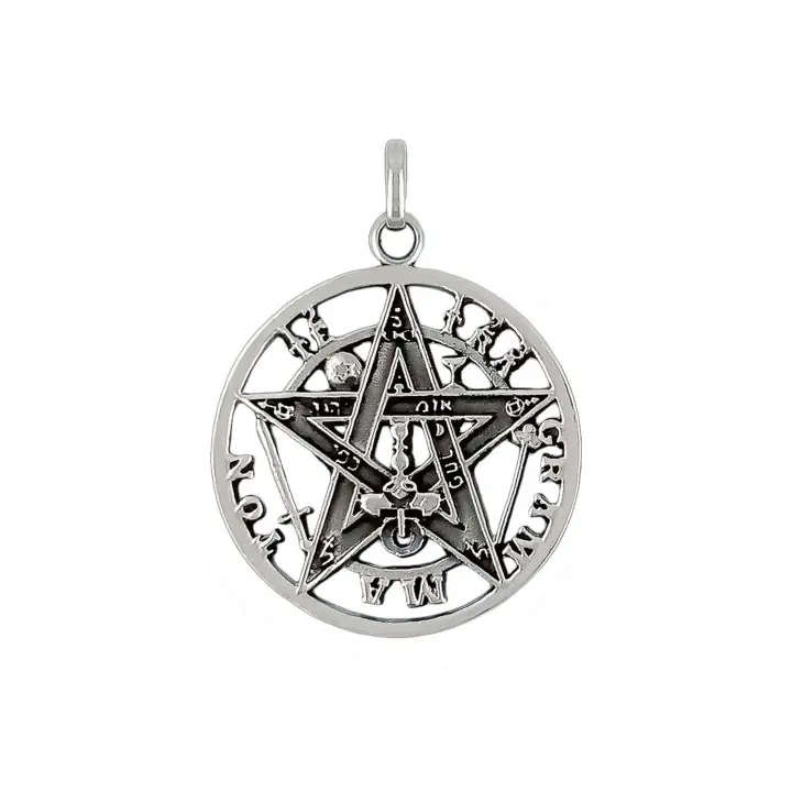 Colgante plata tetragramaton, 13 mm