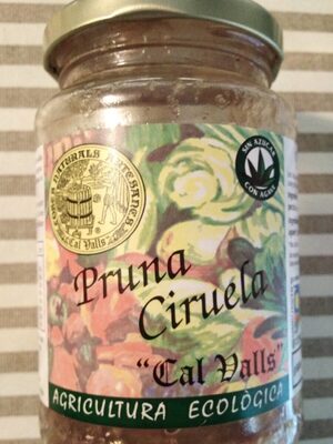 Crema Ciruela estilo mermelada SinGluten Eco Vegan 375g Cal Valls